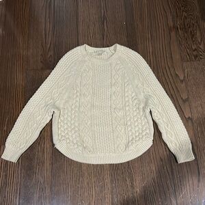 Michael Kors cream chunky knit type sweater sz XXS